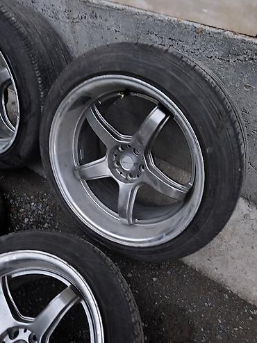 Диски: Литые Диски R 18 Work, Комплект, отверстий - 5, Б/у — 4