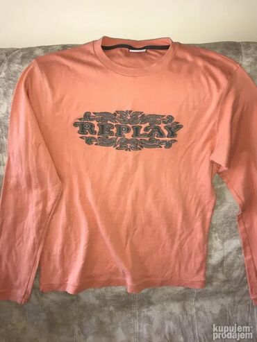 Duksevi: Original Replay duks XL Ramena 50cm duzina 70cm rukav 65cm TOP — 1