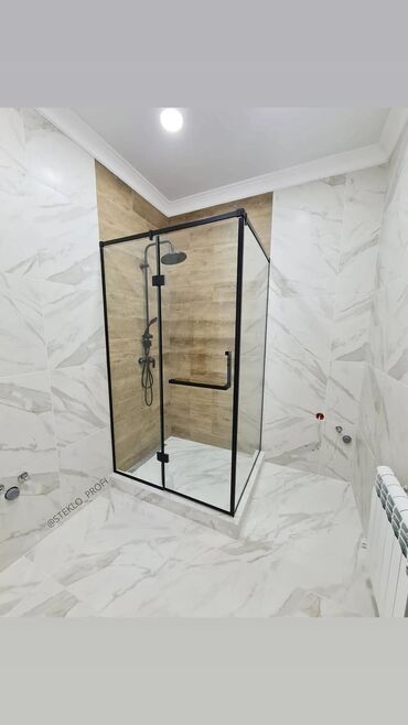 Душевые перегородки и ограждения: Душевые перегородки душевые перегородки Бишкек стеклянные — 9