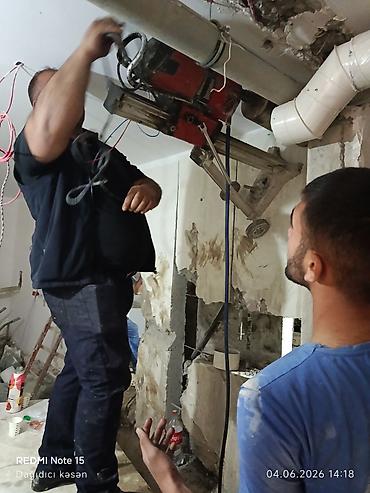 islenmis plastik qapi pencere: Beton kəsmə xidməti - Divar, döşəmə və tavanlarda dəqiq və səliqəli — 1
