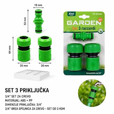 KMT Crevo za vodu – spojni element kablovskog kanala, delni set 3/4"