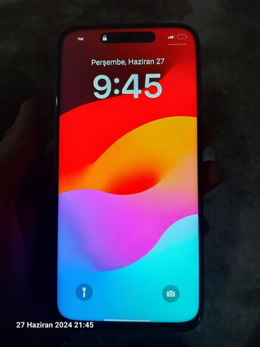 iphone 15 dubay: IPhone 15 Pro, Черный, Битый