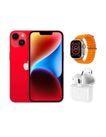 Apple iPhone: IPhone 12 mini, Б/у, 128 ГБ, Красный, 90 %
