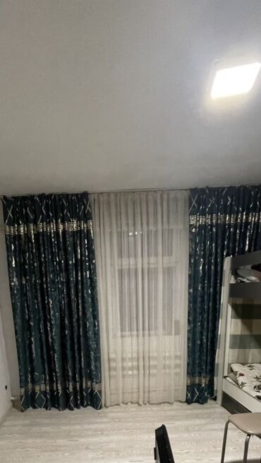 шторы плиссе бишкек: Шторалар комплекти, Полиэстер, Комплектте тюлу бар, Даяр буюм, Уктоочу бөлмө үчүн