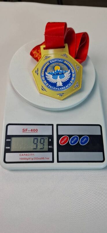 Значки, ордена и медали: Жаңы медаль! Новинка! ✅ Медаль спортивная "Герб Кыргызстана" ✅ — 2