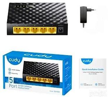 Modemi, ruteri i mrežni uređaji: Cudy GS105D – gigabitni desktop mrežni svič, 5 portova - 5x RJ-45 — 15