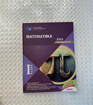 Тест по математике 2025 года для 9–11 классов. Книга абсолютно чистая