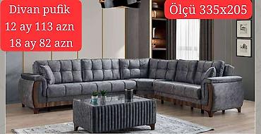 kreditle künc divanlar: Yeni, Künc divan, Qonaq otağı üçün, Açılan — 1