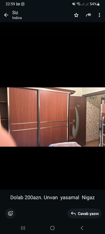 nigaz mebel: Dolab 200azn. Unvan yasamal Nigaz