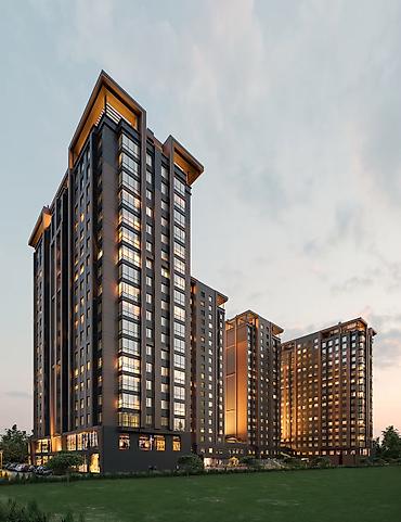Продажа квартир: 1 комната, 52 м², Тунгуч мкр Элитка, 17 этаж, ПСО (под самоотделку) — 2