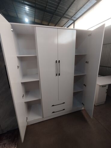 Шкафы для одежды: Шкаф для одежды, Новый, Прямой, ЛДСП — 2