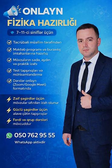 sintezator dersleri: Repetitor, Fizika, İmtahanlara hazırlıq — 1