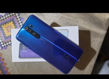 телефон fly с телевизором: Xiaomi Redmi Note 8 Pro, 64 ГБ, цвет - Синий, 
 Отпечаток пальца