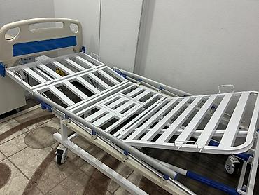 Медицинская мебель: Функциональная медицинская кровать с механической регулировкой - — 7