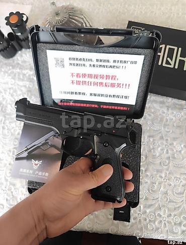 idman doşeyi: Airsoft silah BRETTA tam demirdir heqqi silah deyil ama 1/1 kopyadir — 5