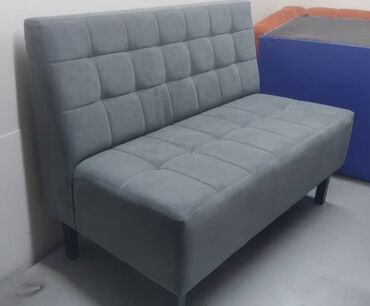 диван для офис: Прямой диван, цвет - Серый, Новый
