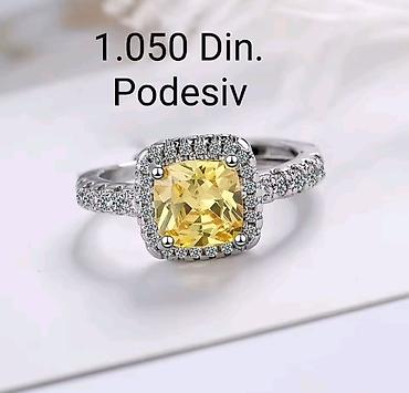 mona bih torbe: Elegantne posrebrene podesive prstenje od hirurskog čelika sa žigom — 1