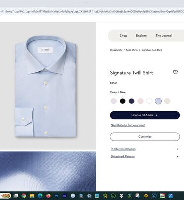 Košulje: Muška pamučna košulja Eton vel. 40 (M) Prelepa, elegantna — 23