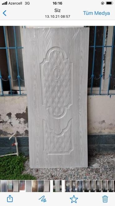 Giriş qapıları: Mənzil üçün Yeni Giriş qapısı 90x205 sm Zəmanətsiz, Ödənişli quraşdırma, Ödənişli çatdırılma — 23
