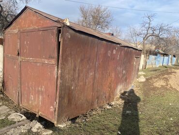 металлические гараж: 15 м², Металлический | Разборной