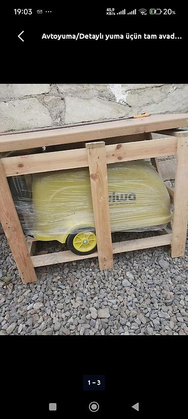 generator icarəsi: Avtoyuma və detallı təmizlik üçün peşəkar avadanlıq dəsti Tərkib: - — 1