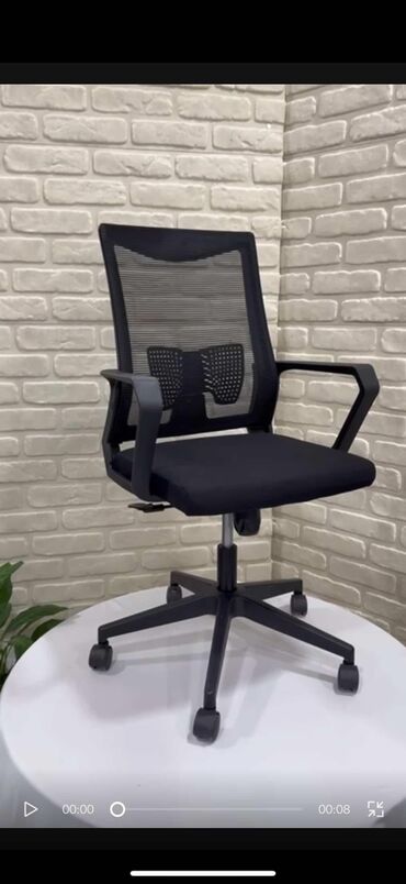 Ofis və oyun kresloları: Yeni, Təkərli, Qolları tənzimlənir, Parça