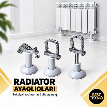 Radiator Ayaqlıqları – seksiyalı radiatorlar üçün - Seksiyalı