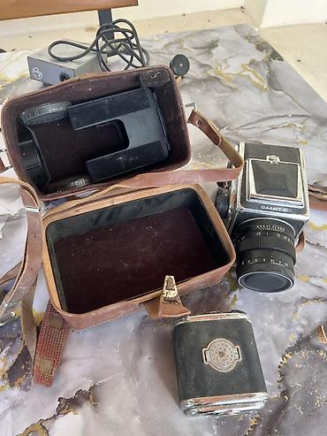 antik kamera: Antikvar qədimi Salut‑C orta format plyonka fotoaparat dəsti - Gövdə — 1