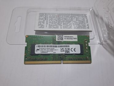 оперативная память golden memory: Оперативдик эс-тутум, Micron, 8 ГБ, DDR4, Ноутбук үчүн