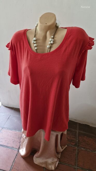 crvena haljina sa sljokicama: C&A, 2XL (EU 44), bоја - Crvena