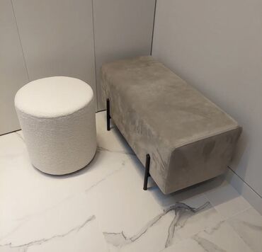 Pufiklər: Pufik oturacaq, Vеlur parça, rəng - Çəhrayı — 6