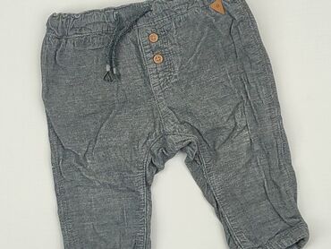 kurtka puchowa chłopięca: Baby material trousers, 3-6 months, 62-68 cm, H&M, condition - Very good