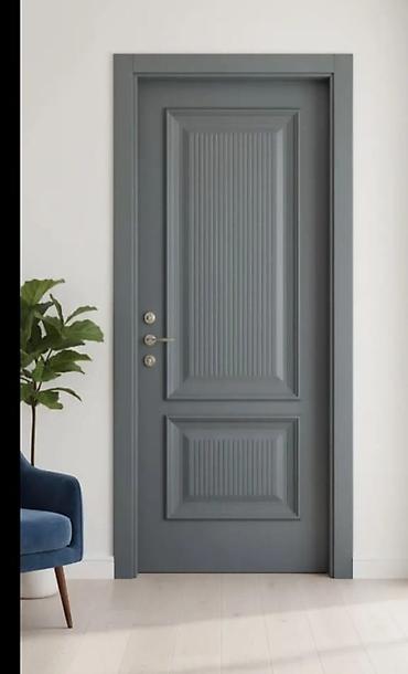 Otaq qapıları: Yataq otağı üçün Yeni Otaq qapısı Çərçivə ilə, Zəmanətli, Ödənişli quraşdırma, Pulsuz çatdırılma — 1