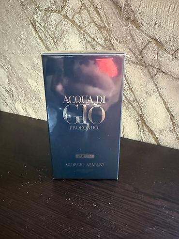orginal ətir: Giorgio Armani Acqua di Giò Profondo Parfum – kişilər üçün dərin — 1