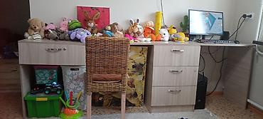 study table: Компьютерный стол, Б/у, Двухместный — 2