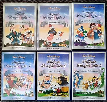 Kasete, CD i DVD: Komplet Walt Disney DVD izdanja „Najljepše Disneyjeve bajke“ – 6 — 1
