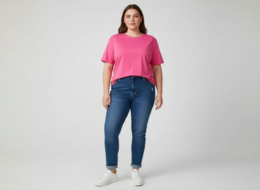 zalando t shirty: Shein, T-shirt damski, rozmiar 5XL