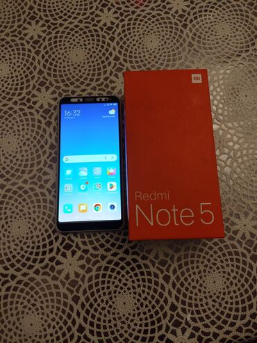 xiaomi mi note 2 qiymeti: Redmi Note 5, 64 GB, rəng - Qızılı, Barmaq izi