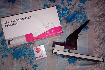 stepler böyük: Yeni kimi stepler. Demək olar istifadə edilməyib. Yeni alınanda — 3