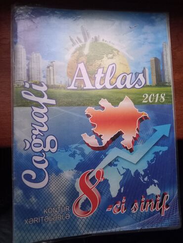 Atlaslar: Məhsul: Coğrafi Atlas – 8-ci sinif (2018) - “Kontur xəritələrlə”