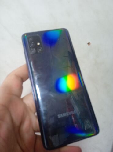 optimal samsung telefonlar: Samsung Galaxy A51, 64 GB, rəng - Mavi