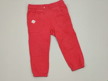 czerwone spodnie: Spodnie dresowe, So cute, 1.5-2 lat, 92, stan - Zadowalający