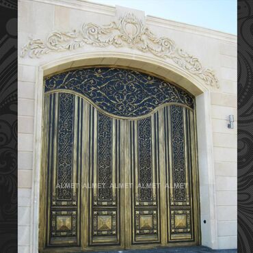 Həyət darvazaları: Görkəmini zamanla itirməyən, karoziyaya davamlı Alüminium Qapı və -da lalafo.az — 8 Həyət darvazaları: Görkəmini zamanla itirməyən, karoziyaya davamlı Alüminium Qapı və — 8