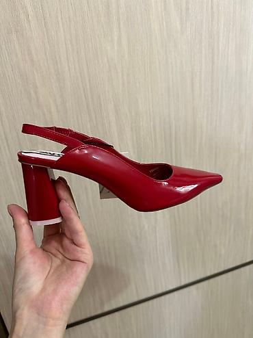 Туфли: Туфли, 38, Zara, Новый, цвет - Красный, Самовывоз — 5