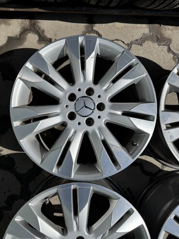Диски: Литые Диски R 18 Mercedes-Benz, Комплект, отверстий - 5, Б/у — 5