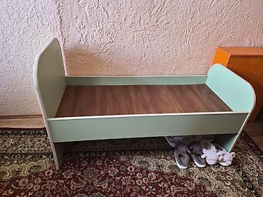 bunk bed: Детская односпальная кровать из ЛДСП - Размер спального места — 2