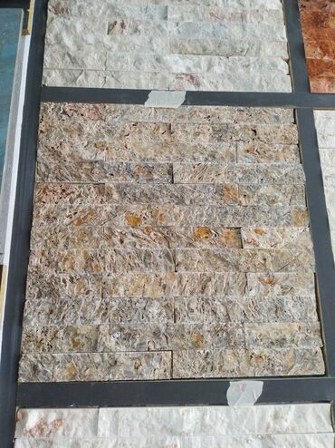 dam örtükleri: Təbii dekorativ daş panel – divar üzlüyü - Material: təbii daş (daş