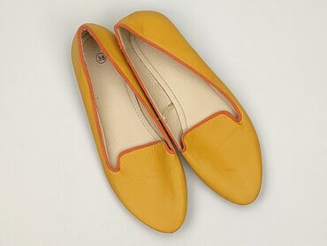 buty slip on na koturnie: Balerinki damskie, rozmiar 38