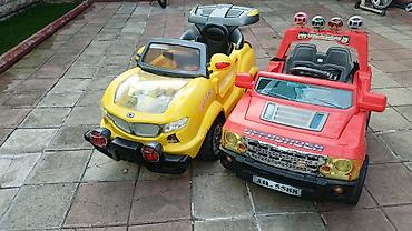 uşaq maşn: Uşaq elektrik avtomobilləri – 2 model birlikdə - Model 1: Qırmızı — 9