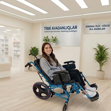 tibbi papaq: Serebral iflic üçün xüsusi əl arabası – reabilitasiya və gündəlik — 1
